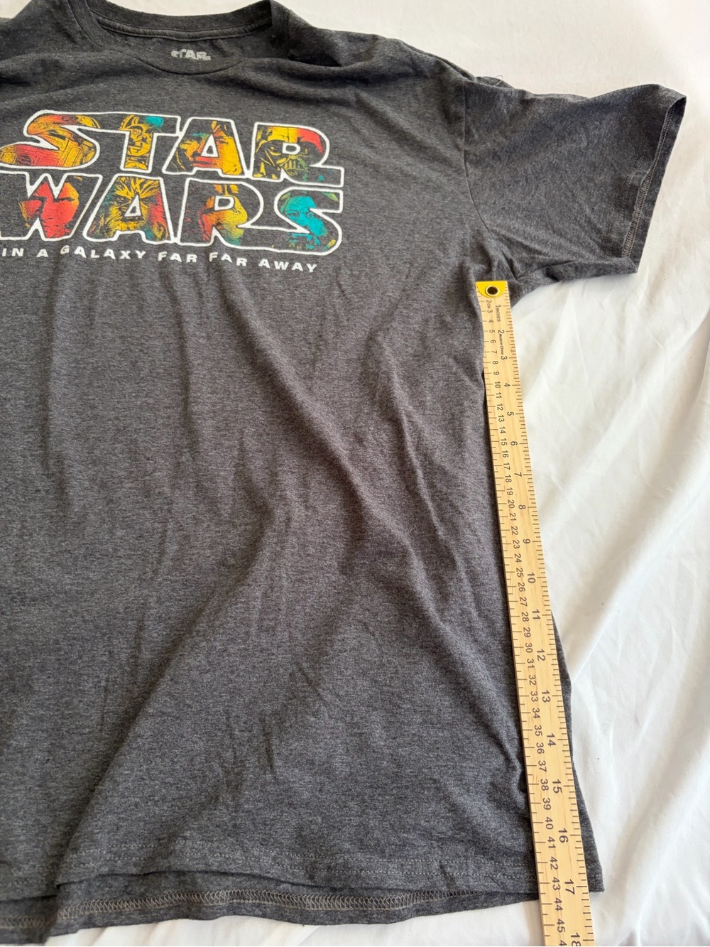 MAD Engine Charcoal Star Wars Logo Tee with Multicolor Print XL - Picture 6 of 6